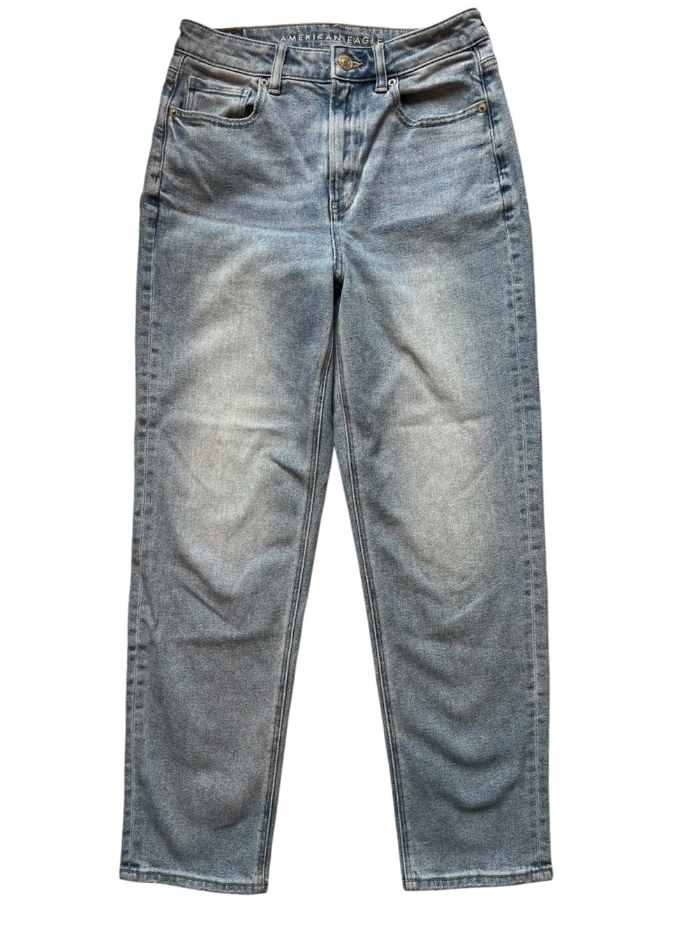 American Eagle Outfitters Light Wash Slim Straight Jeans